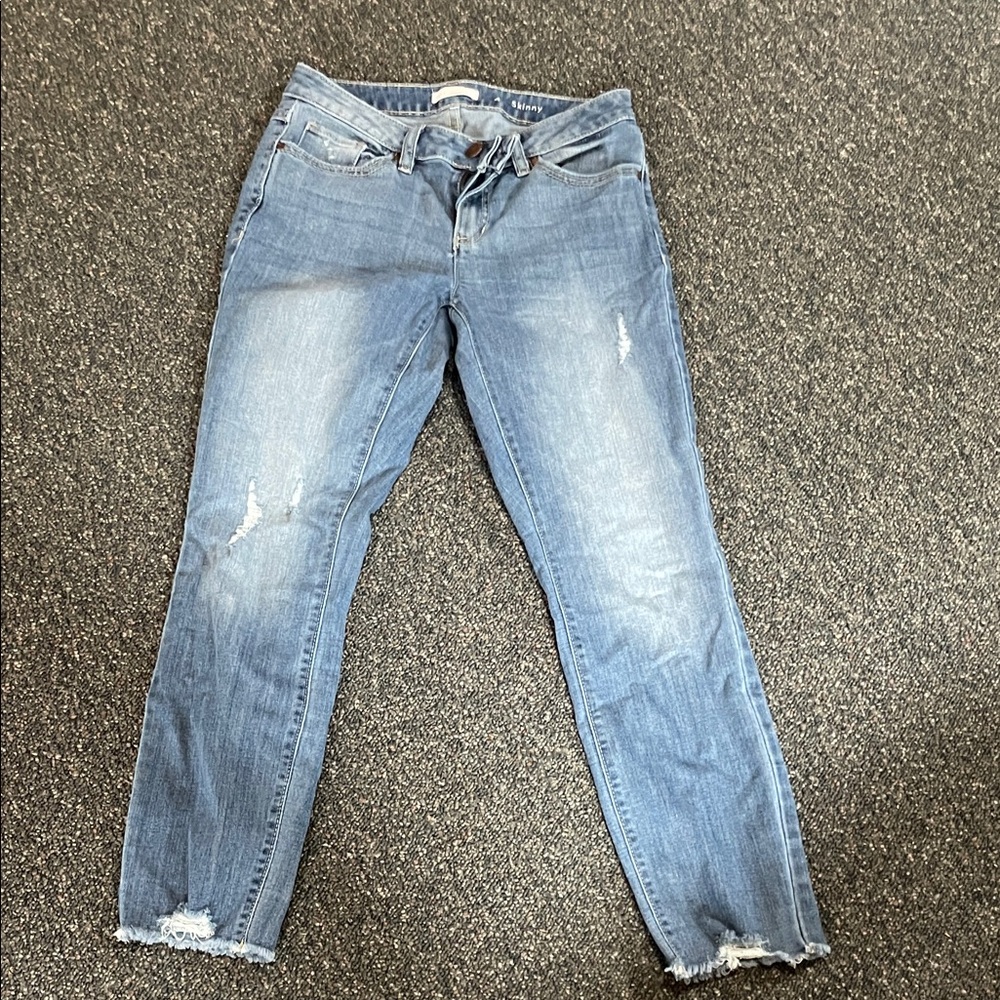 LC Lauren Conrad Light Blue Ankle Jeans